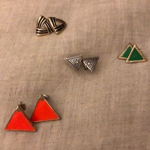 Triangle earrings *LOT*